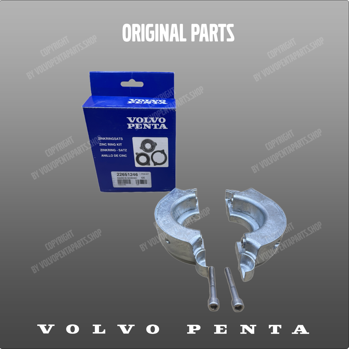 Volvo Penta anode kit 23615636