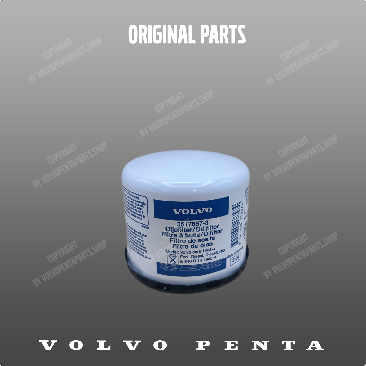 Volvo Penta oil filter 3517857