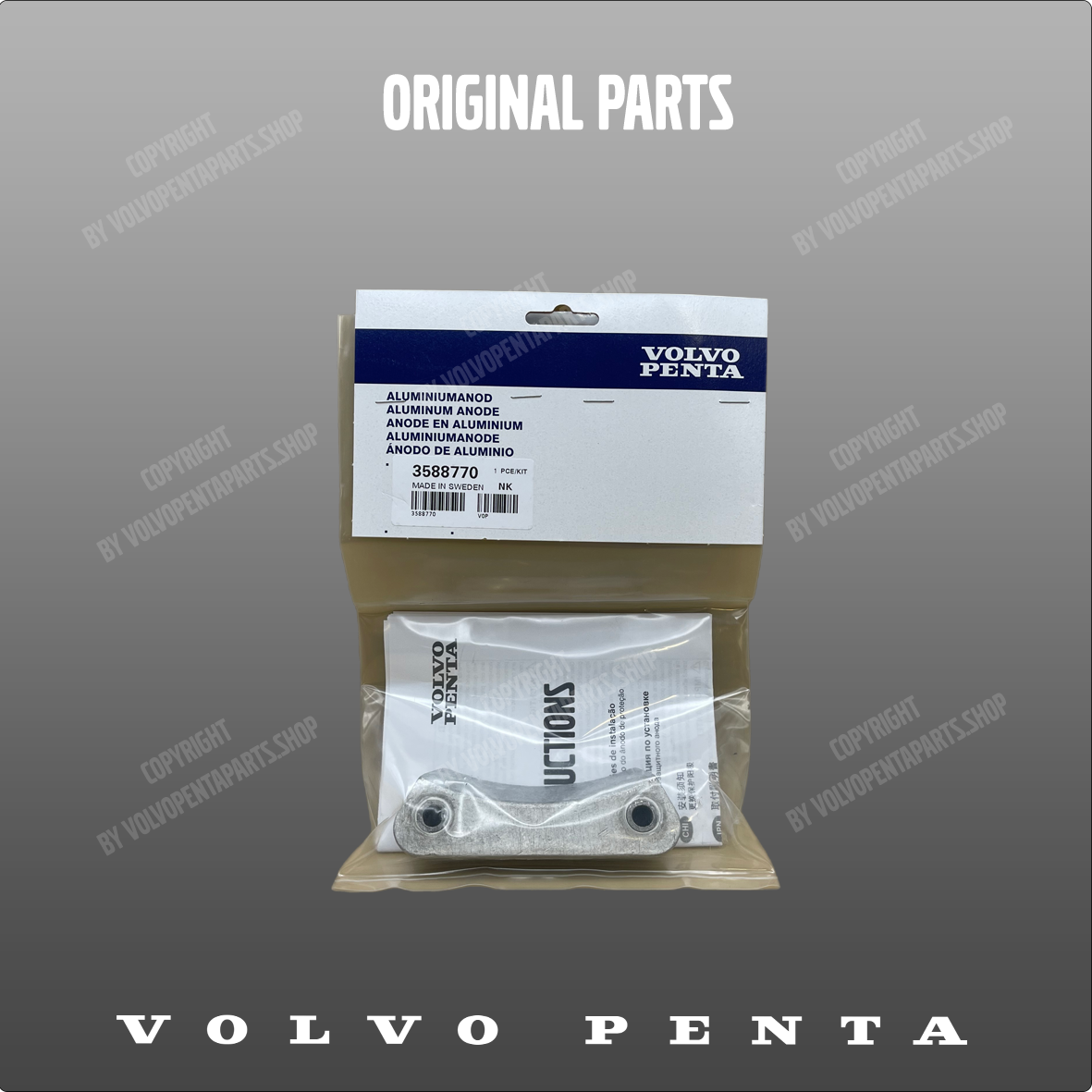 Volvo Penta anode kit 3588770