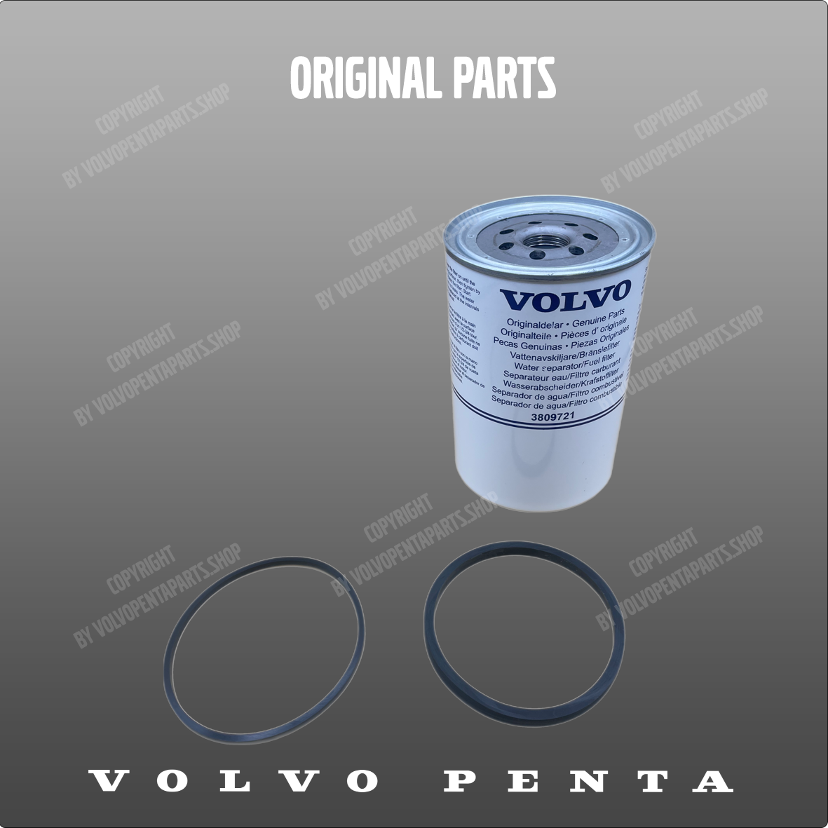 Volvo Penta fuel filter insert 3809721