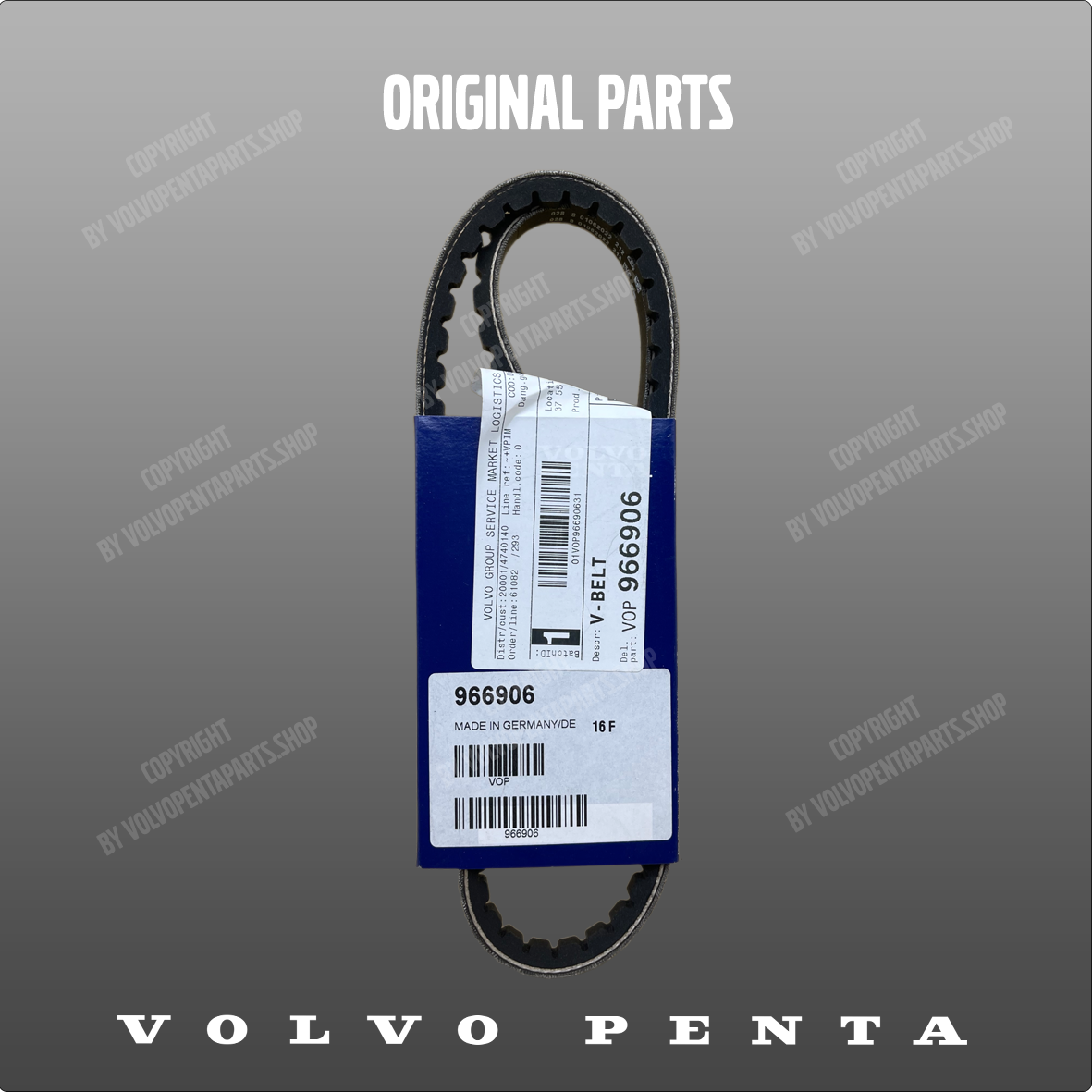 Volvo Penta v-belt 966906