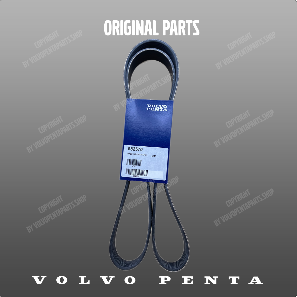 Volvo Penta v-ribbed belt 982570