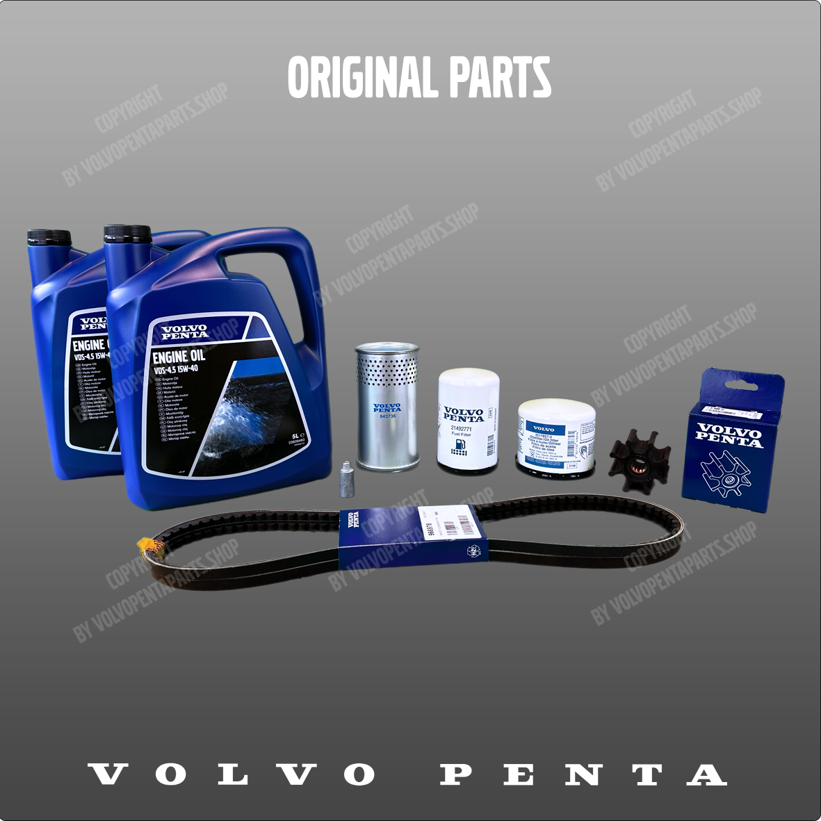 Volvo Penta servicekit til MD31, TAMD31, AQAD31