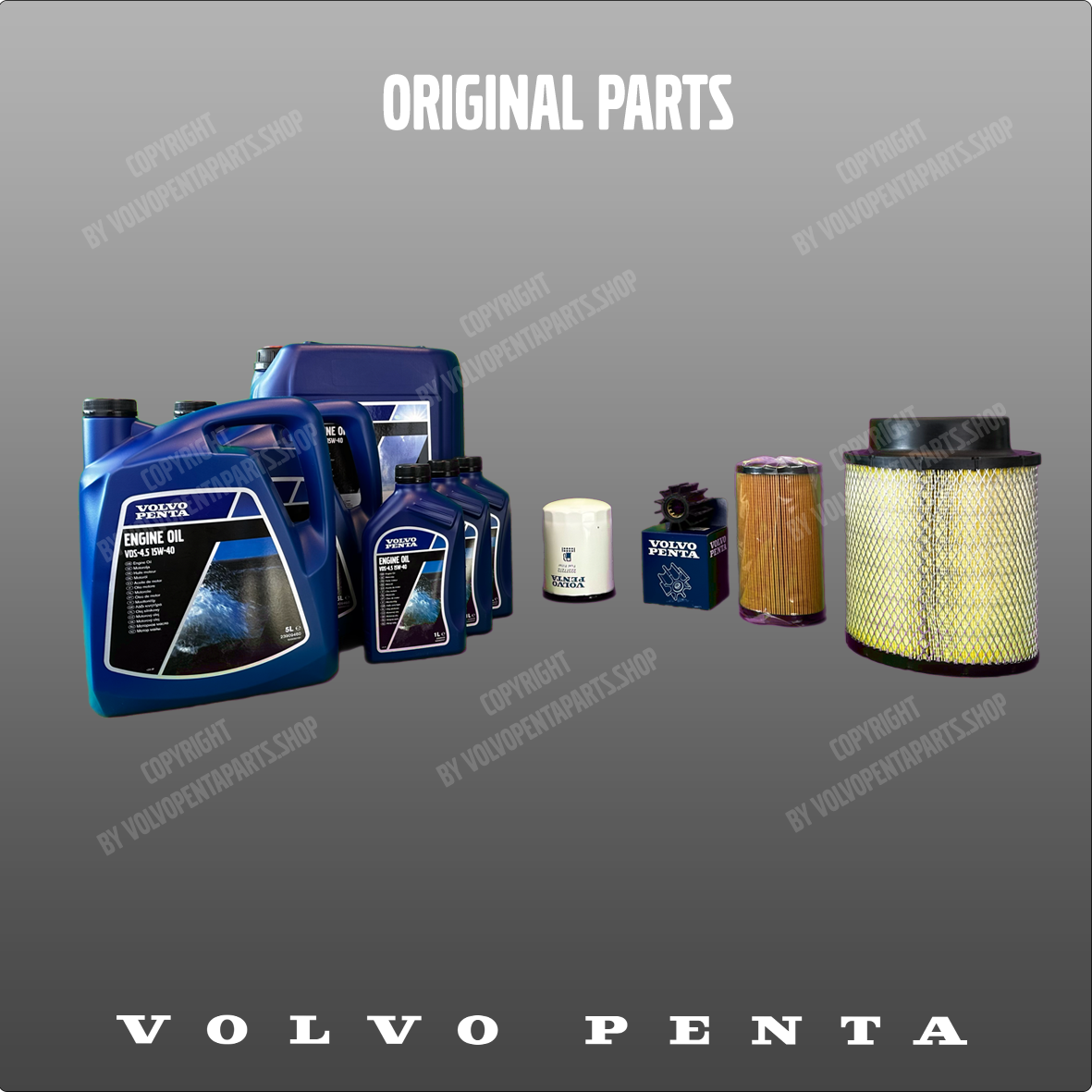 Volvo Penta servicekit til D8