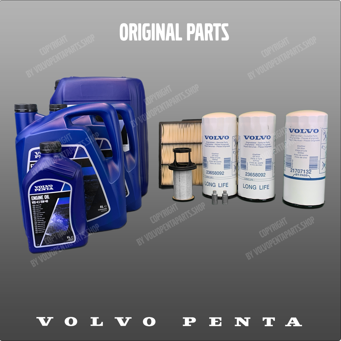 Volvo Penta servicekit til D9