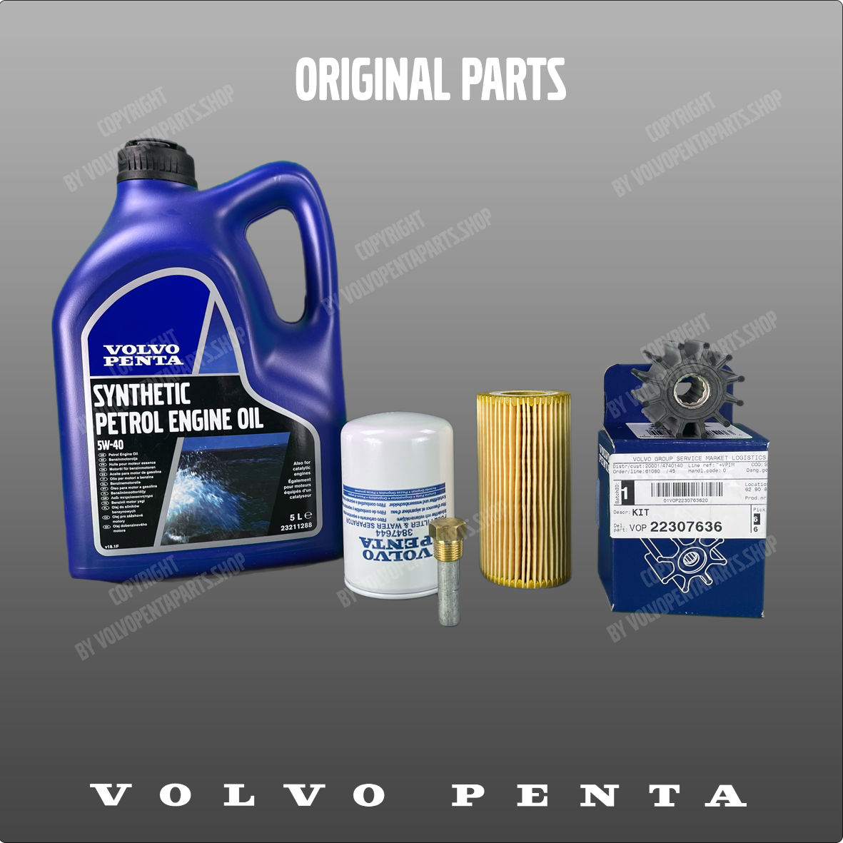 Volvo Penta Service kit - V6 - 200/225 (Gen1+)