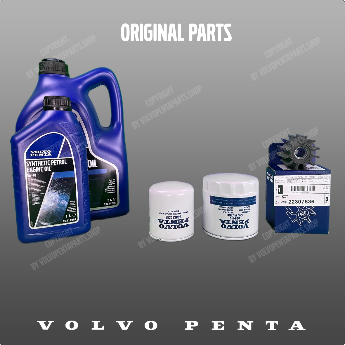 Volvo Penta Service kit - 8.1Gi-H/HF, 8.1GXi-G/GF, 8.1OSi-D.DF