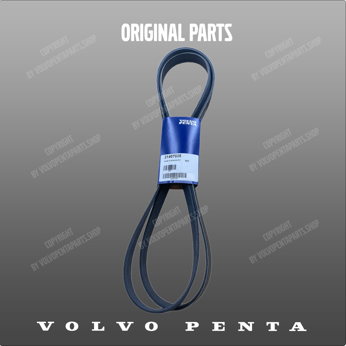 Volvo Penta v-ribbed belt 21407028