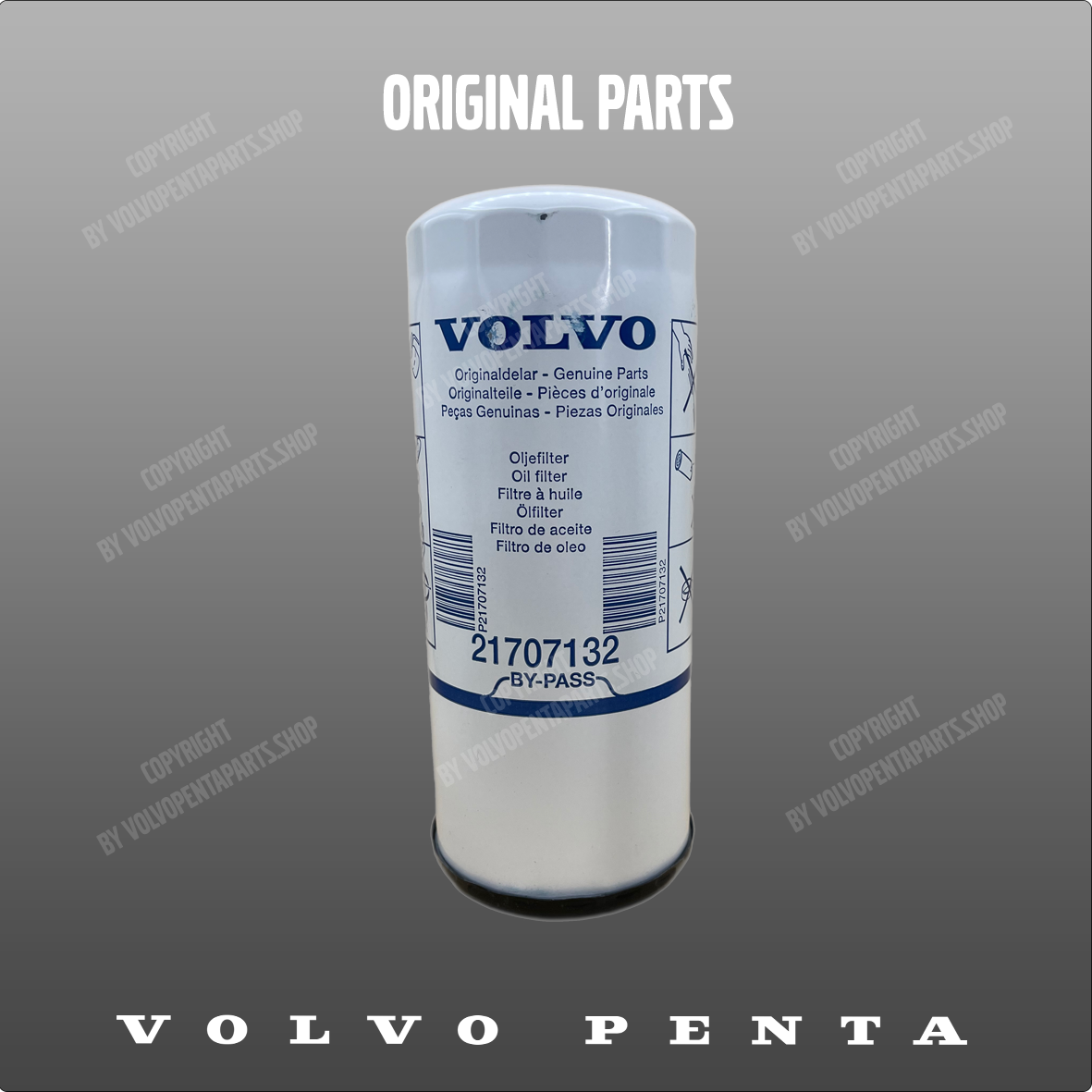 Volvo Penta oil filter 21707132