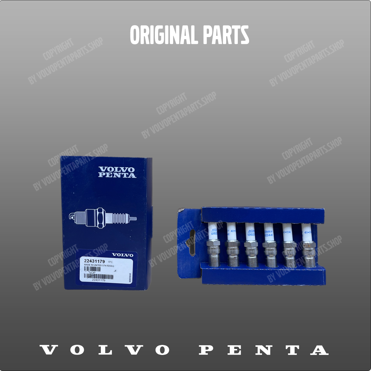 Volvo Penta spark plug kit 22431179