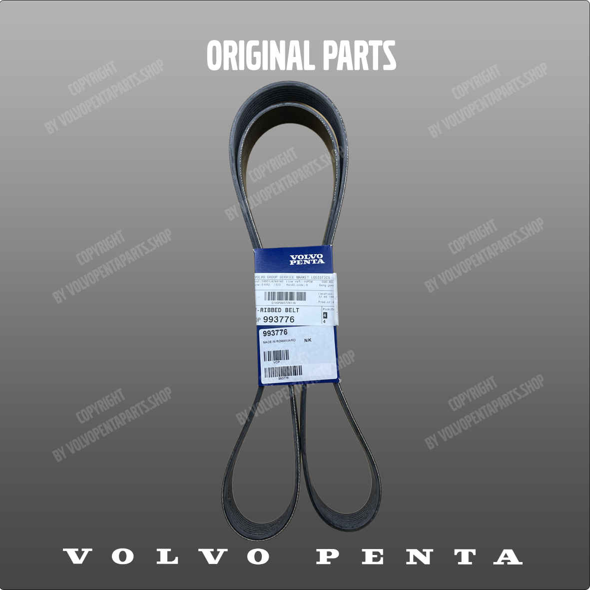 Volvo Penta v-ribbed belt 993776