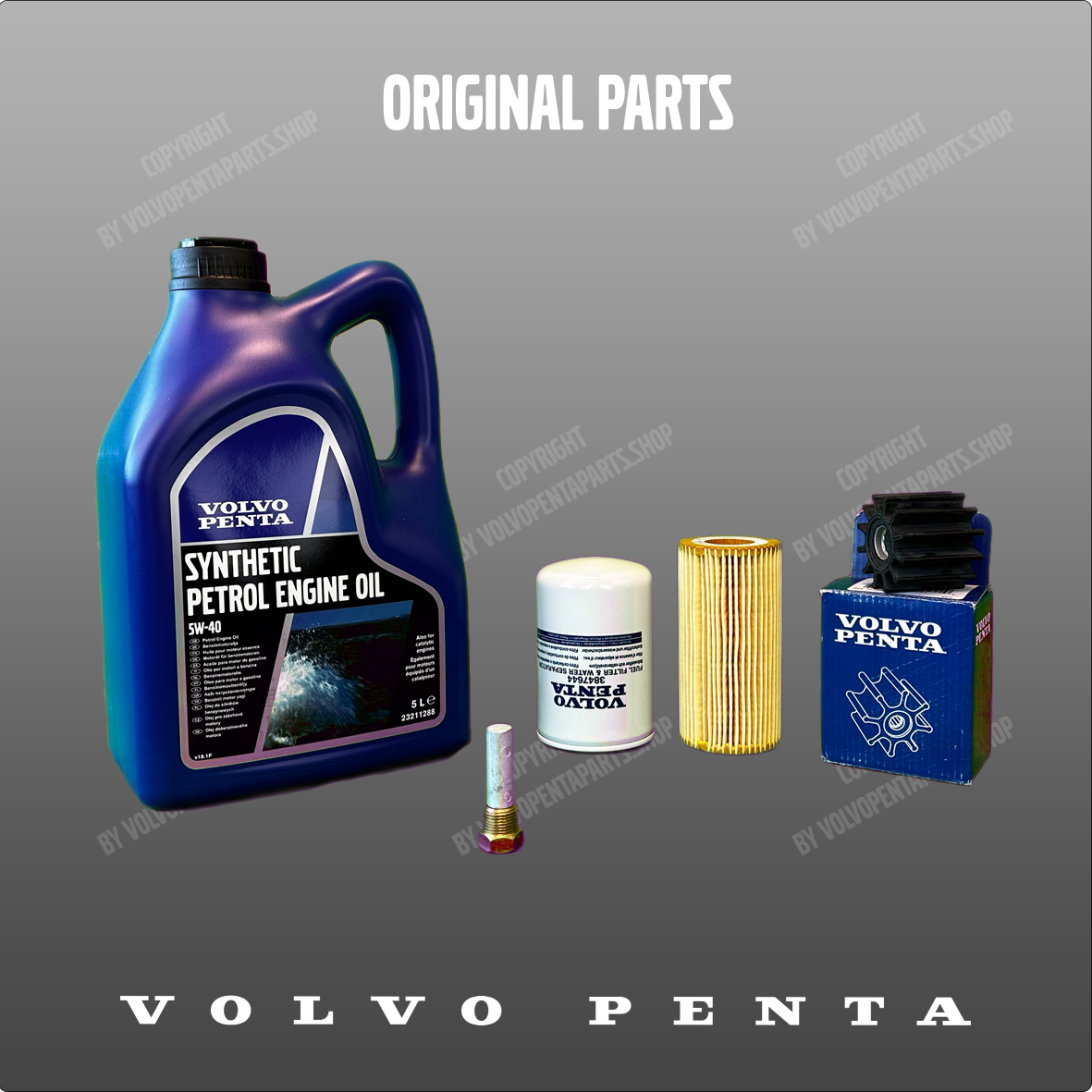 Volvo Penta servicekit til V8